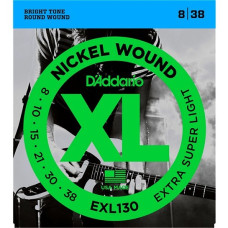 Струни DAddario EXL130 XL 8-38 Extra Super Light