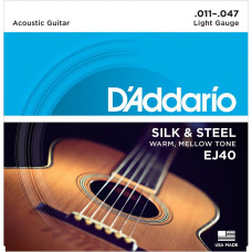 Струни DAddario EJ40 Silk & Steel 11-47 Light