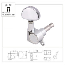 Колок для гітари Metallor MH-02-CR