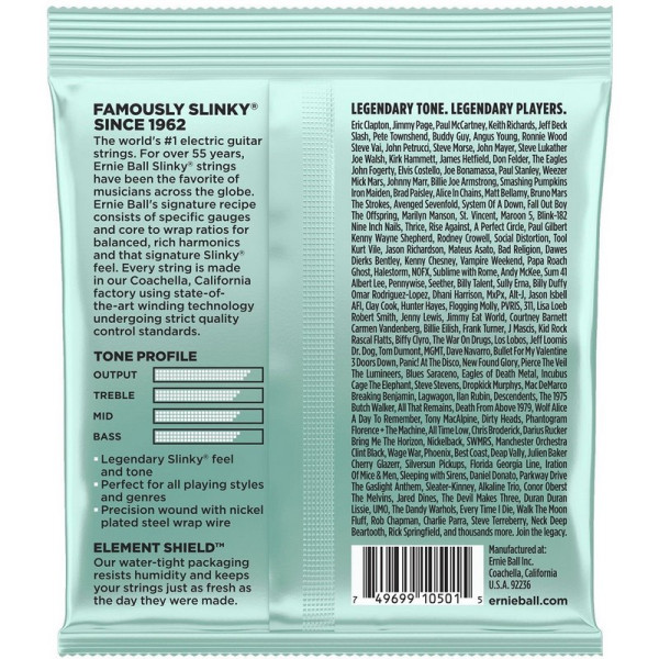 Струни Ernie Ball 2211 10.5-52 Mondo Slinky