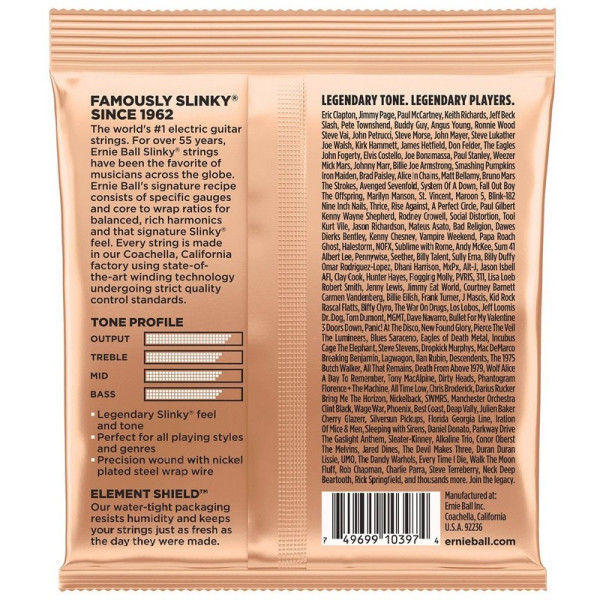 Струни Ernie Ball 2224 9.5-46 Turbo Slinky