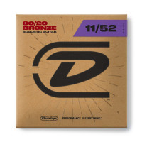 Струни Dunlop DAB1152 80/20 Bronze 11-52 Medium Light