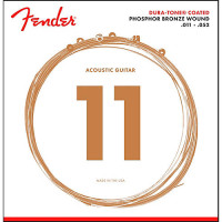 Струны Fender 860CL Dura-Tone Coated Phosphor Bronze 11-52 Custom Light