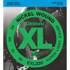 Струни DAddario EXL220 XL 40-95 Super Light 4-string