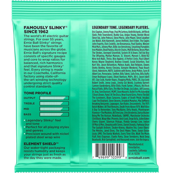 Струни Ernie Ball 2229 8-42 Hyper Slinky