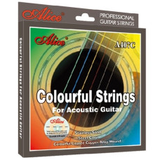 Кольорові струни Alice A407C-SL Copper 11-52 Super Light