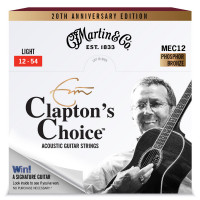 Струни Martin MEC12 Claptons Choice Phosphor Bronze 12-54 Light