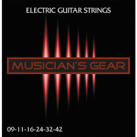 Струны Musicians Gear Electric 09-42 Nickel Plated Steel