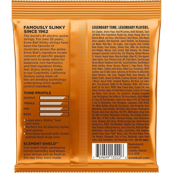 Струни Ernie Ball 3222 9-46 Hybrid Slinky 3-pack
