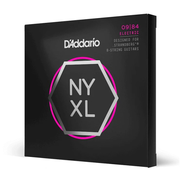 Струни DAddario NYXL0984SB NYXL 8-string 9-84 Custom Light Strandberg