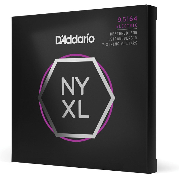 Струни DAddario NYXL09564SB NYXL 7-string 9.5-64 Custom Light Strandberg
