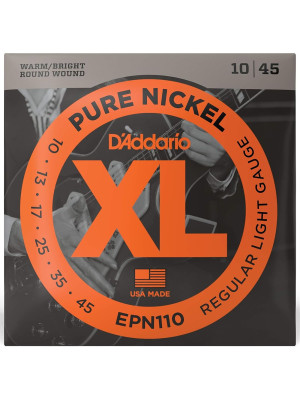 Струни DAddario EPN110 XL Pure Nickel 10-45 Regular Light