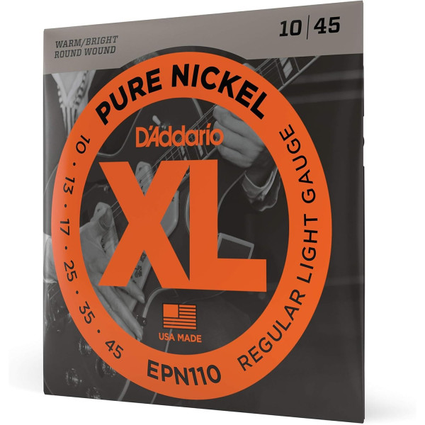 Струни DAddario EPN110 XL Pure Nickel 10-45 Regular Light