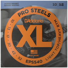 Струни DAddario EPS540 XL ProSteels 10-52 Light Top / Heavy Bottom