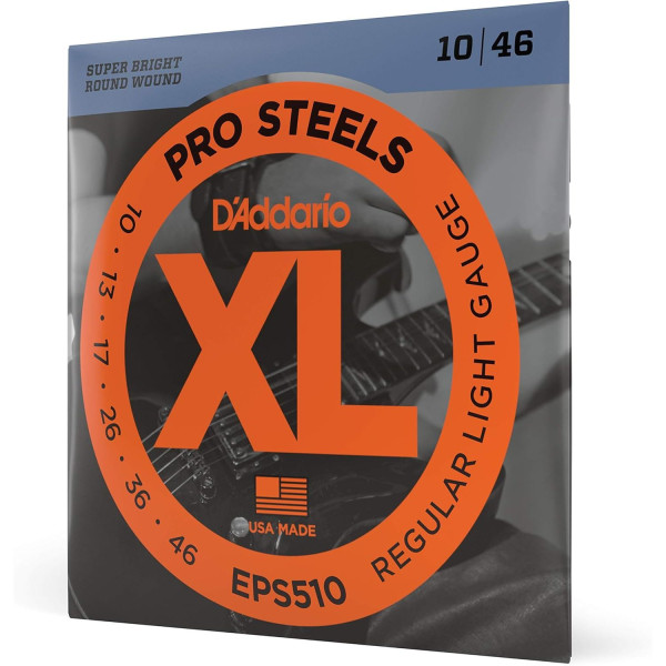 Струни DAddario EPS510 XL ProSteels 10-46 Regular Light