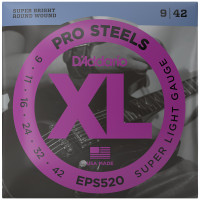 Струны DAddario EPS520 XL ProSteels 9-42 Super Light