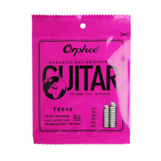 Струни Orphee TX640 75/25 Bronze 12-53 Medium