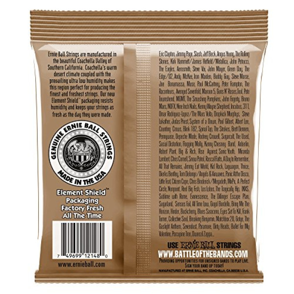 Струни Ernie Ball 2148 Earthwood Phosphor Bronze 11-52 Light