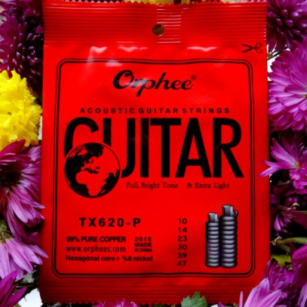 Струни Orphee TX620-P Pure Copper 10-47 Extra Light