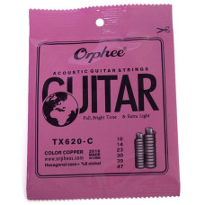 Кольорові струни Orphee TX620-C Copper 10-47 Extra Light