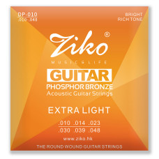 Струни Ziko DP-010 Phosphor Bronze 10-48 Extra Light