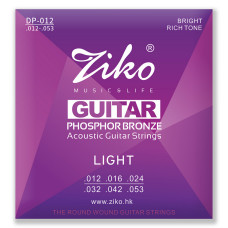Струни Ziko DP-011 Phosphor Bronze 11-50 Custom Light