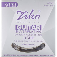 Струны Ziko DUS-012 Silver 12-53 Light