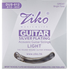 Струни Ziko DUS-012 Silver 12-53 Light