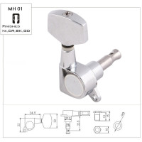 Колок для акустической гитары Metallor MH-01