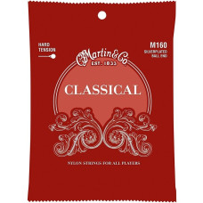 Струни Martin M160 Nylon Silverplated Ball End Hard Tension