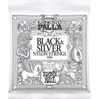 Струни Ernie Ball 2406 Ernesto Palla 28-42 Classical Black & Silver Nylon