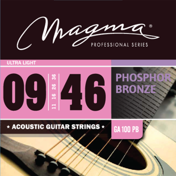 Струни Magma GA100PB Phosphor Bronze 09-46 Ultra Light