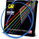 Струни DR Strings NMCA-11 Neon Multi-Color 11-50 Custom Light