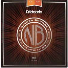 Струни DAddario NB1047 Nickel Bronze 10-47 Extra Light