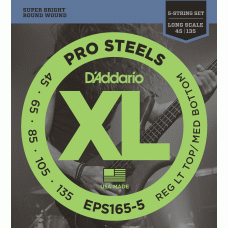 Струни DAddario EPS165-5 ProSteels 45-135 5-String