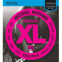 Струни DAddario EXL170-5 XL 45-130 5-String