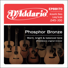 DAddario EPBB170 Acoustic Bass 45-100 Long Scale 4-string