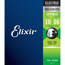Струни Elixir 19057 OPTIWEB 10-56 - 7 string Light