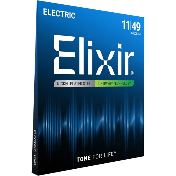 Струни Elixir 19102 Optiweb 11-49 Medium
