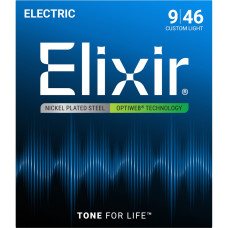 Струни Elixir 19027 Optiweb 9-46 Custom Light