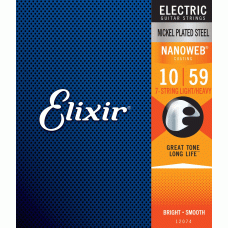 Струни Elixir 12074 NANOWEB 10-59 - 7 string Light-Heavy