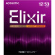 Струни Elixir 11052 NANOWEB 80/20 Bronze 12-53 Light