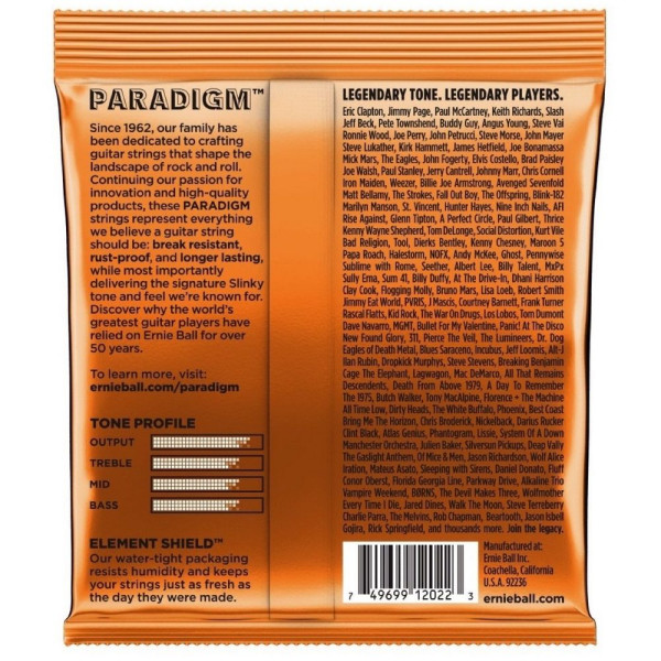 Струни Ernie Ball 2022 Paradigm 9-46 Hybrid Slinky
