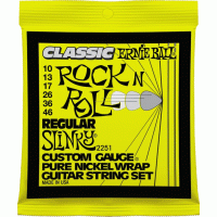 Струны Ernie Ball 2251 Classic Pure Nickel 10-46 Regular Slinky