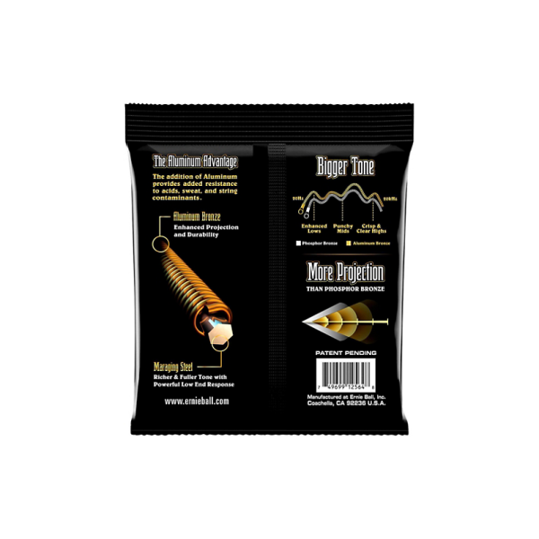 Струни Ernie Ball 2564 Aluminum Bronze Acoustic 13-56 Medium