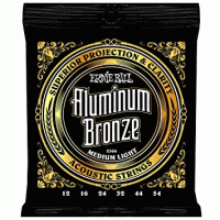 Струны Ernie Ball 2566 Aluminum Bronze Acoustic 12-54 Medium Light