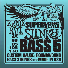 Струни Ernie Ball 2850 5-String Bass 45-130 Super Long Scale Slinky