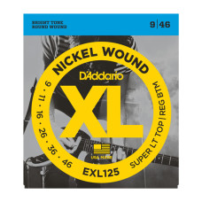 Струни DAddario EXL125 XL 9-46 Super Lt Top / Reg Btm