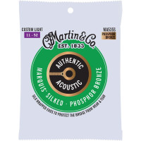 Струни Martin MA535S Marquis Silked Phosphor Bronze Authentic 11-52 Custom Light