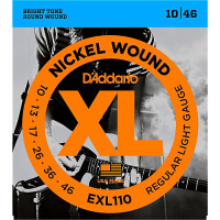 Струни DAddario EXL110 XL 10-46 Regular Light